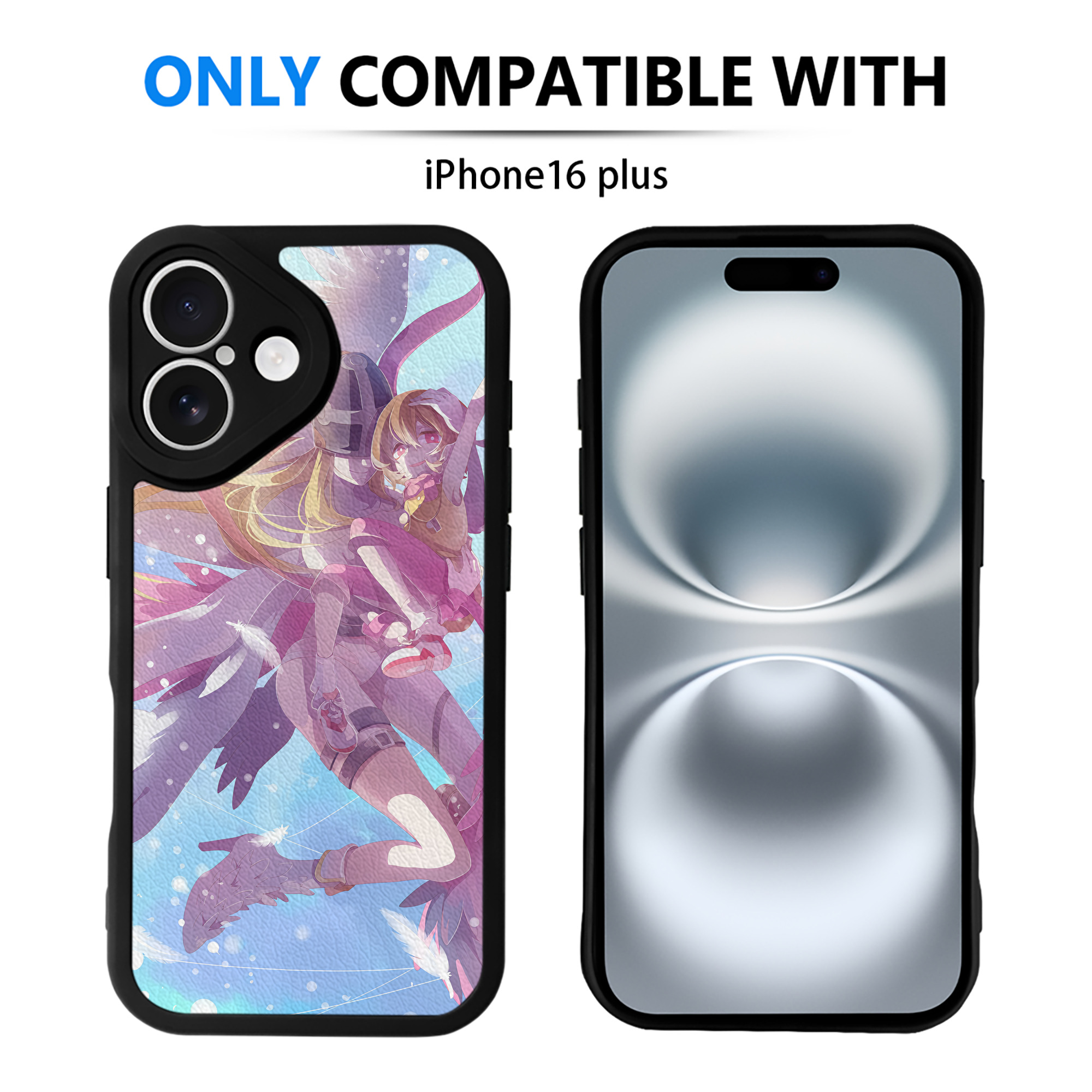 （画像用） Digimon デジタルモンスター/デジモン 【iPhone 16シリーズ対応】シリコンスマホケース（レザー調） 材質：シリコン